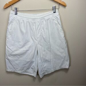 Men's Lululemon White Lined Running Shorts Size Medium